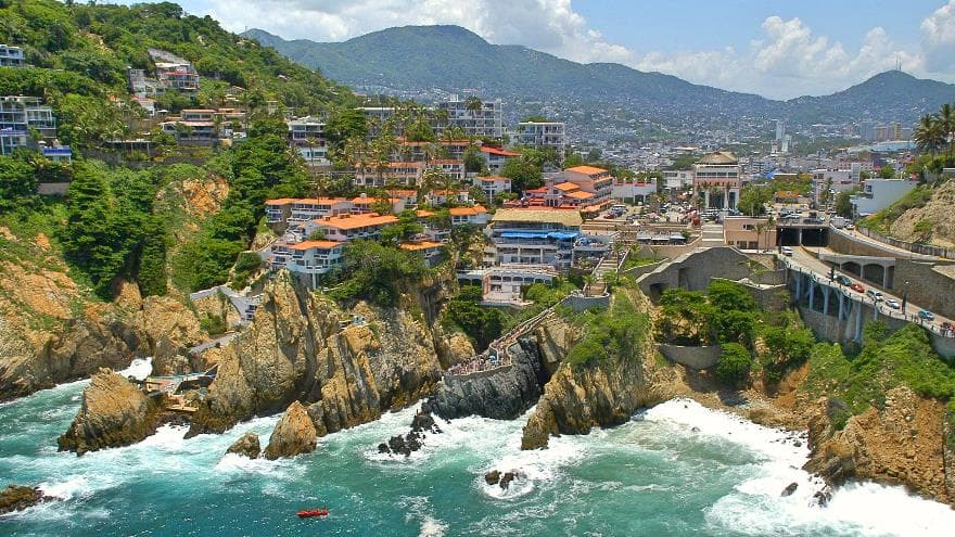 La Quebrada en la Zona Tradicional de Acapulco
