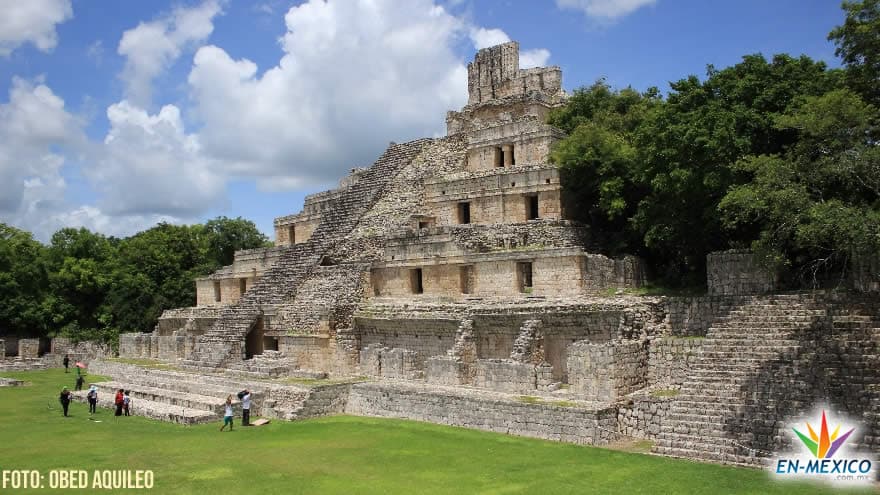 Ruinas Mayas de Edzna en Campeche