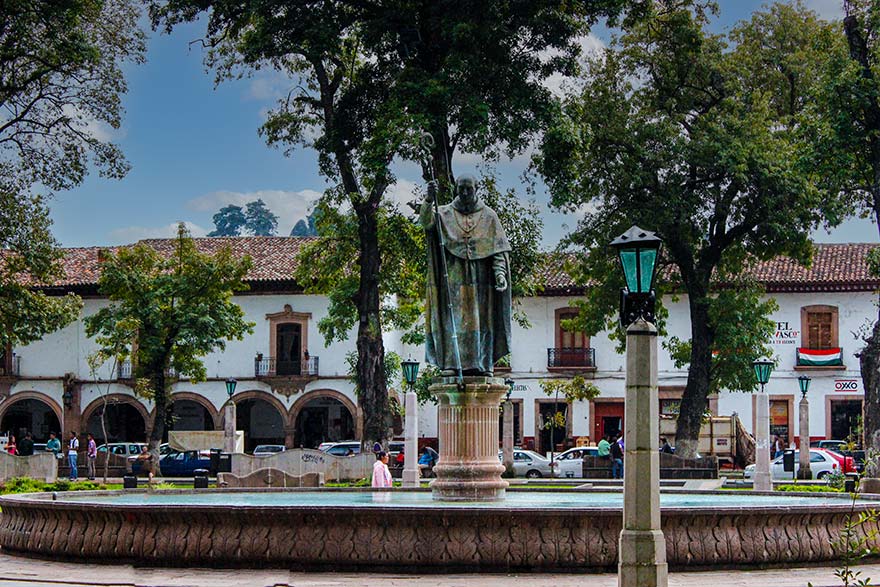 Plaza Vasco de Quiroga, Patzcuaro Michoacan